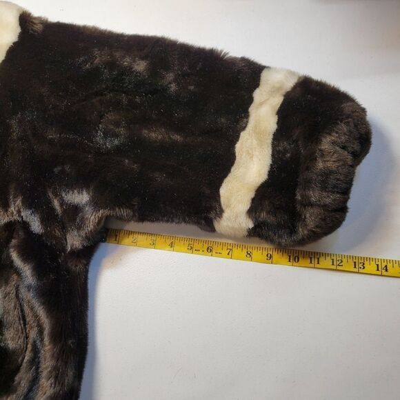 Vintage Faux Fur / Knit Jacket 70s Coat Eclectic Mobwife Streetwear - Picture 14 of 15